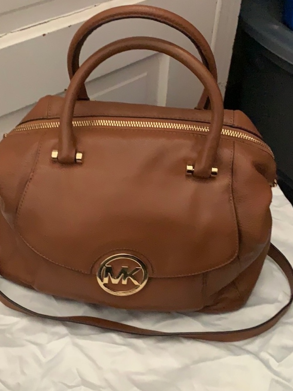 Michael Kors Fulton Large Leather Purse
